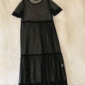 Sheer long length dress